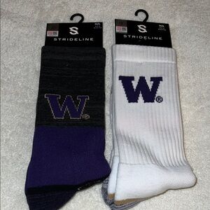 NCAA Washington huskies men’s socks